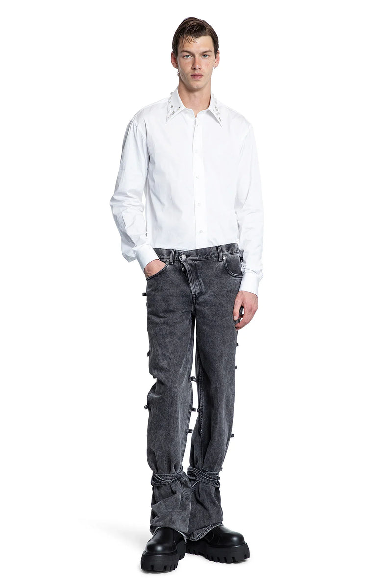 Crystal Embroidery Cotton Poplin Shirt - Antonioli.eu