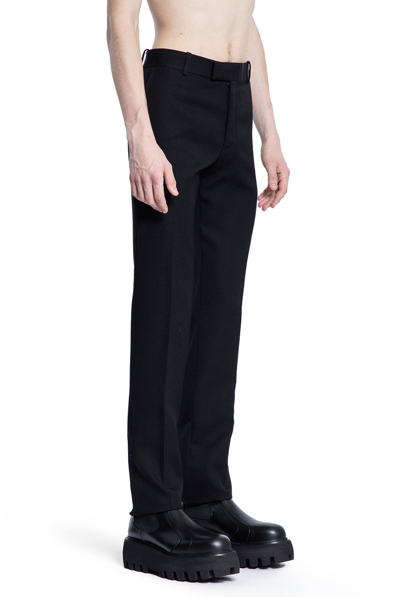 ALEXANDER MCQUEEN MAN BLACK TROUSERS