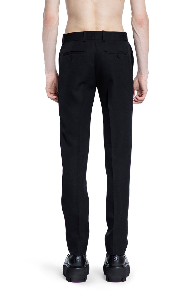 ALEXANDER MCQUEEN MAN BLACK TROUSERS - Antonioli.eu