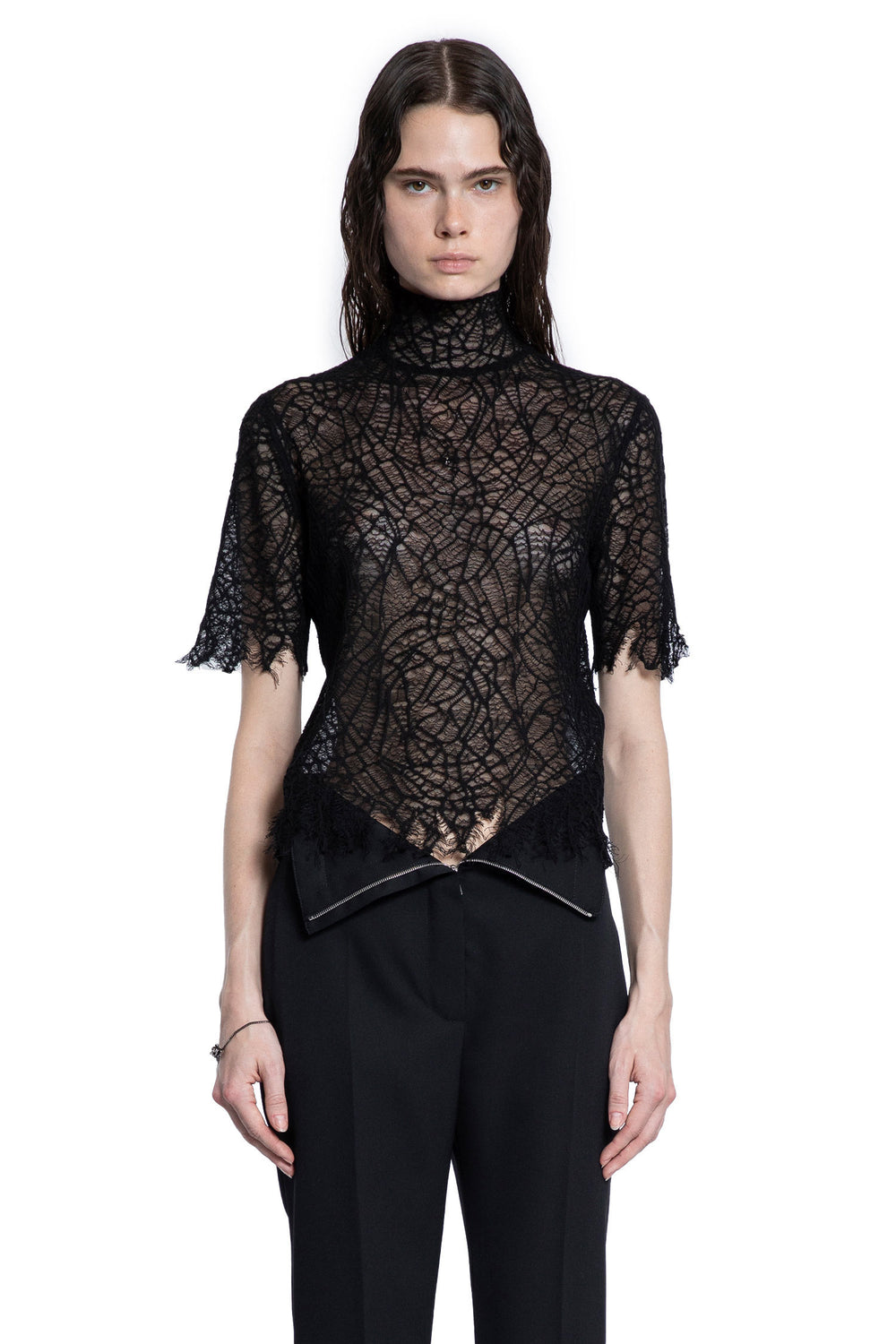 ALEXANDER MCQUEEN WOMAN BLACK TOPS