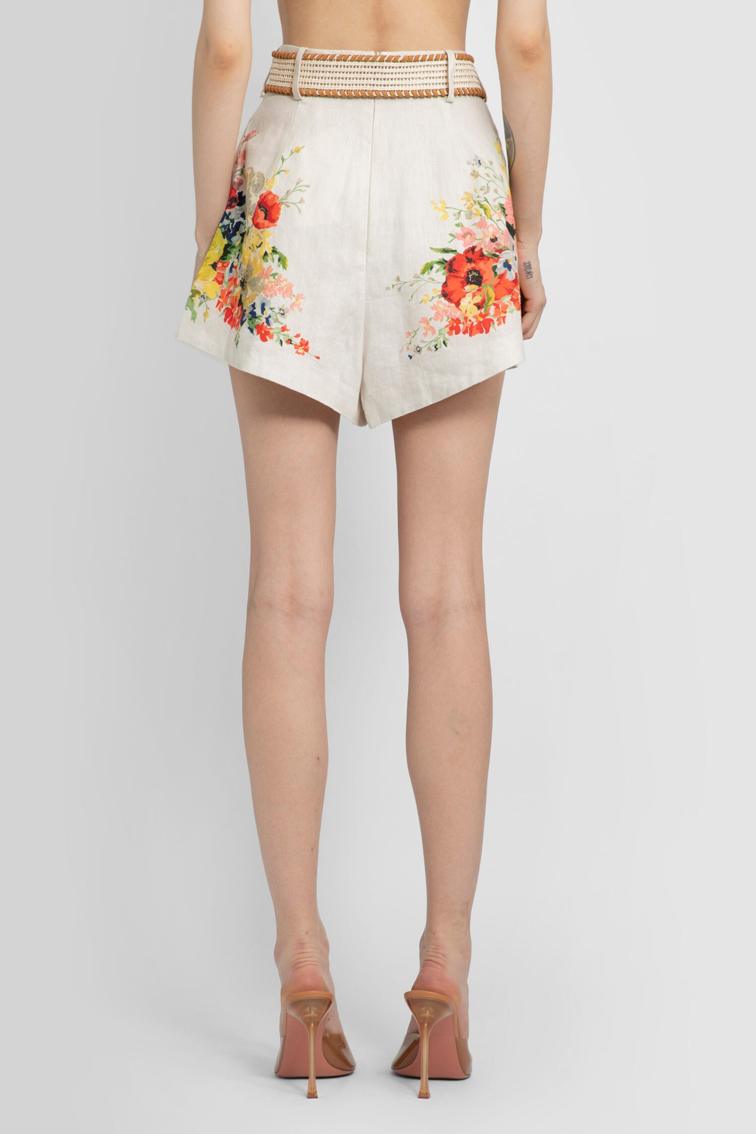 ZIMMERMANN WOMAN WHITE SHORTS