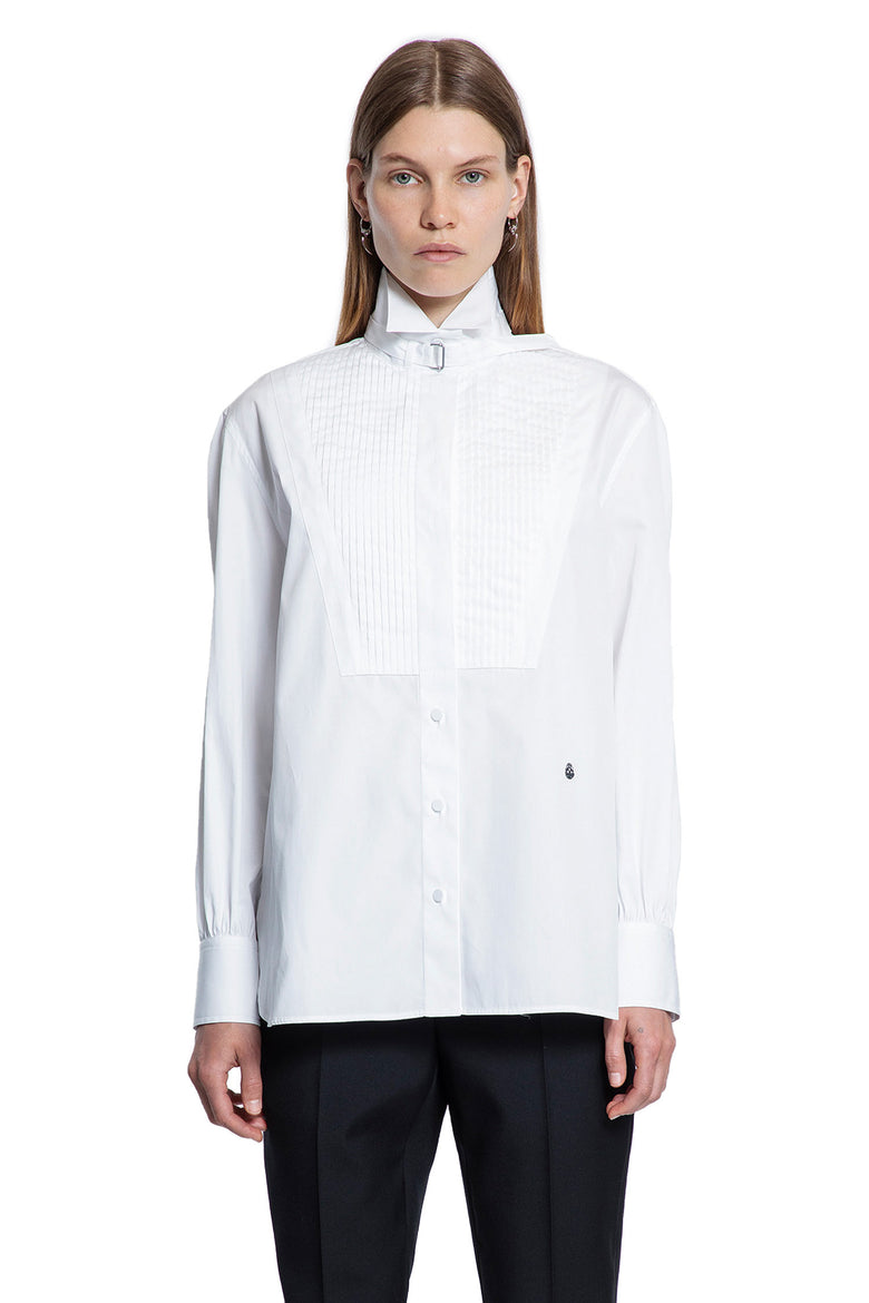 ALEXANDER MCQUEEN WOMAN WHITE SHIRTS