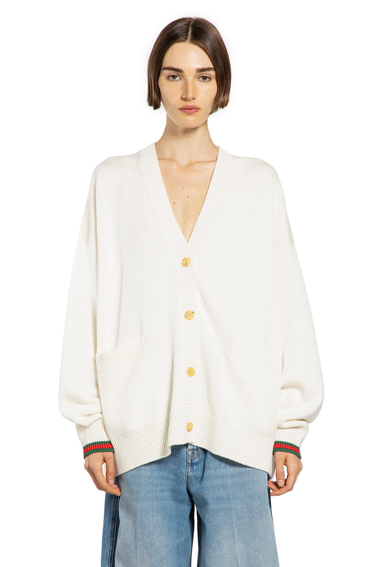 Wool Cashmere V-Neck Cardigan