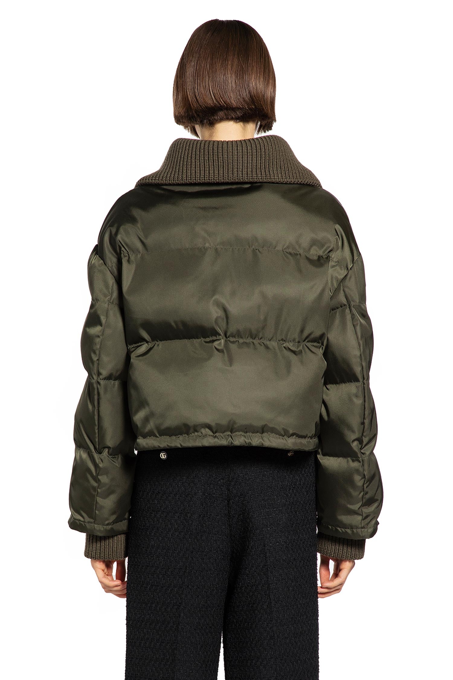 GUCCI WOMAN GREEN TROUSERS