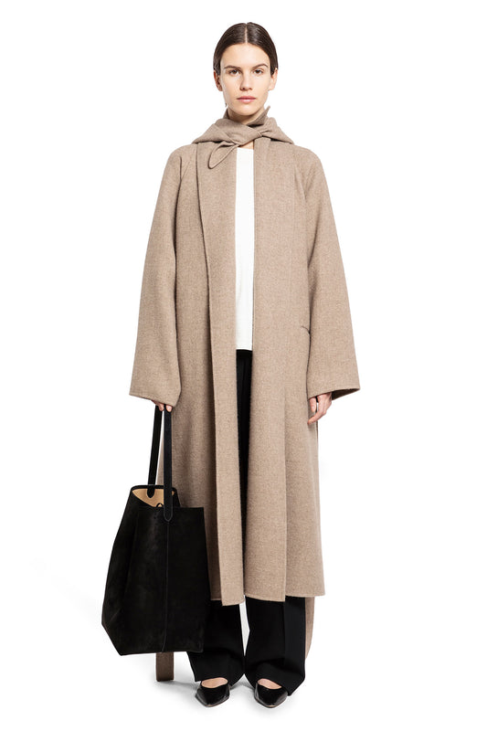 THE ROW WOMAN BEIGE COATS