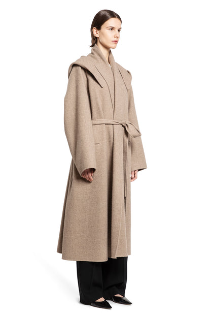 THE ROW WOMAN BEIGE COATS