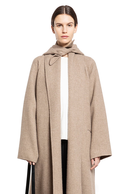 THE ROW WOMAN BEIGE COATS