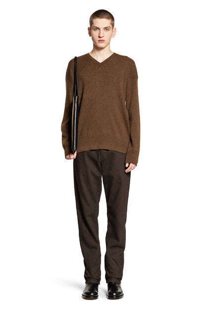 THE ROW MAN BROWN KNITWEAR