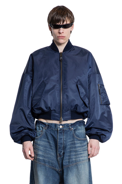 BALENCIAGA MAN BLUE JACKETS