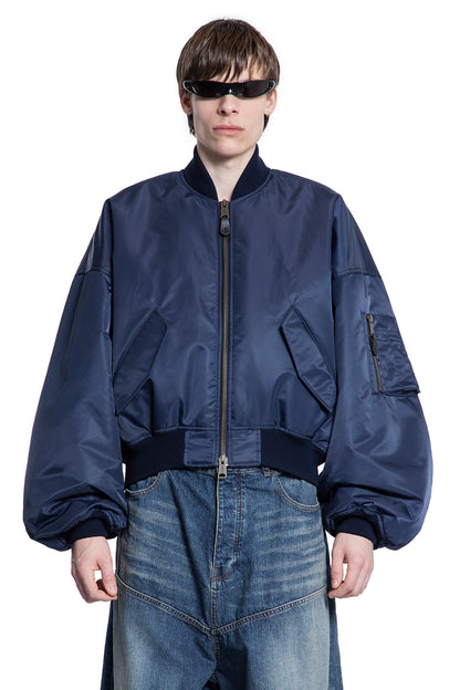 BALENCIAGA MAN BLUE JACKETS