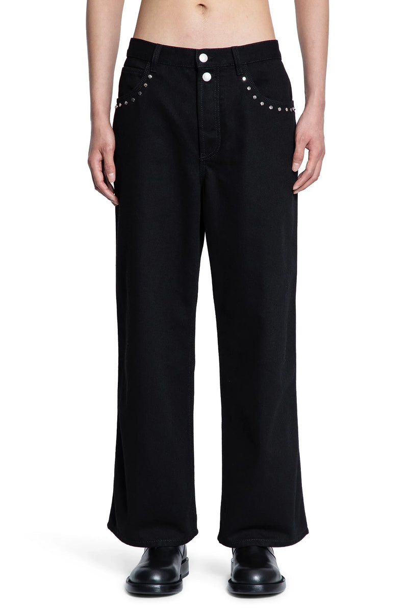 Cropped Stud 5 Pocket Jeans - Antonioli.eu