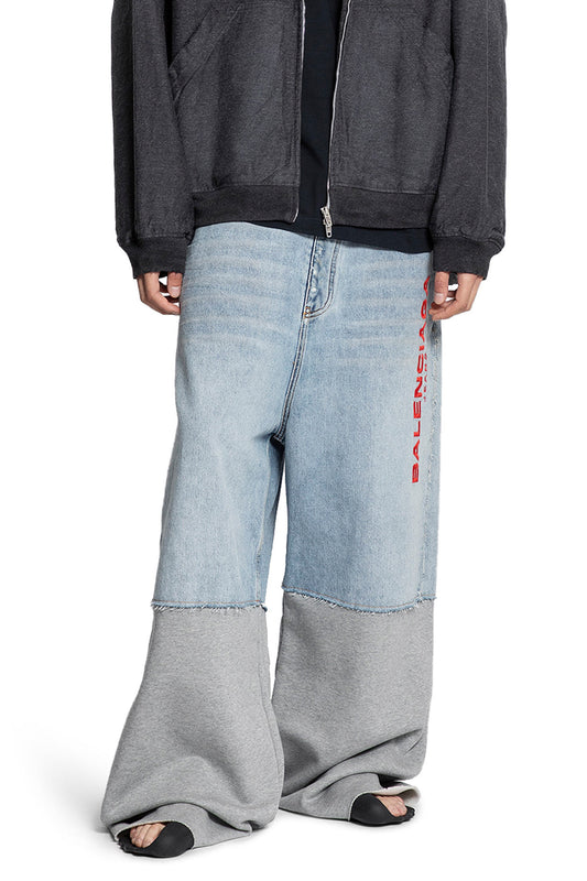 Patched Molleton Baggy Pants - Antonioli.eu