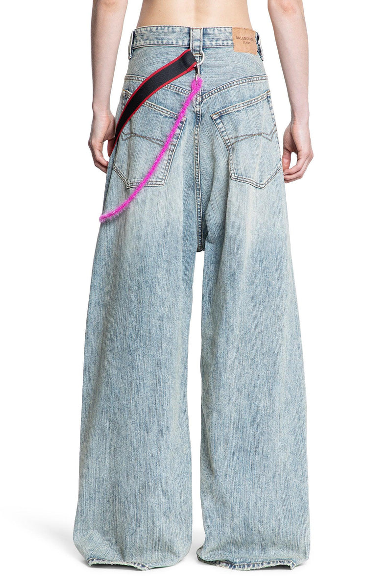 Charms Baggy Pants in Cotton Denim - Antonioli.eu