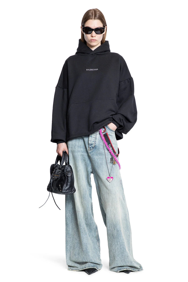 Charms Baggy Pants in Cotton Denim - Antonioli.eu