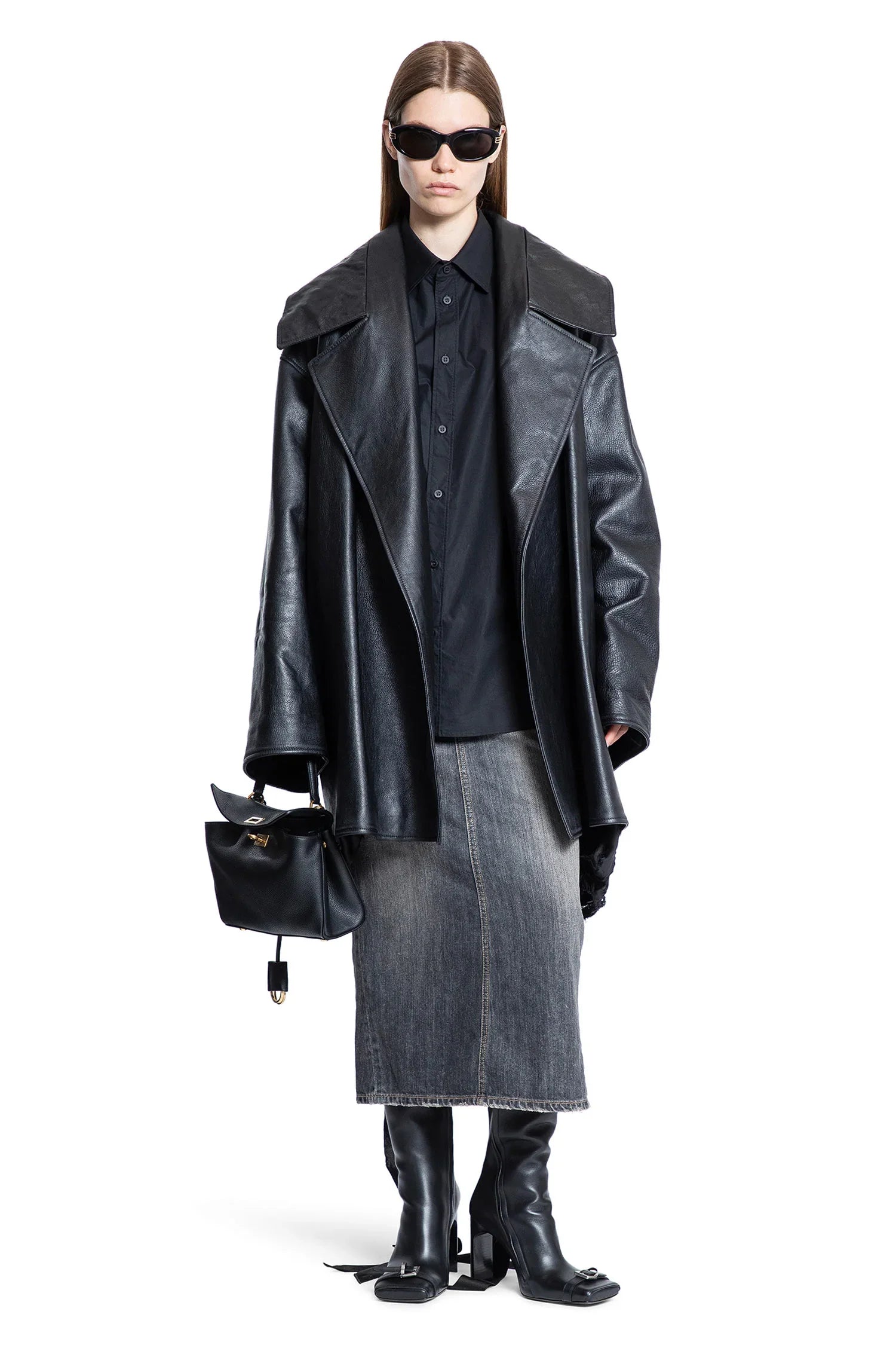 BALENCIAGA WOMAN GREY SKIRTS - Antonioli.eu