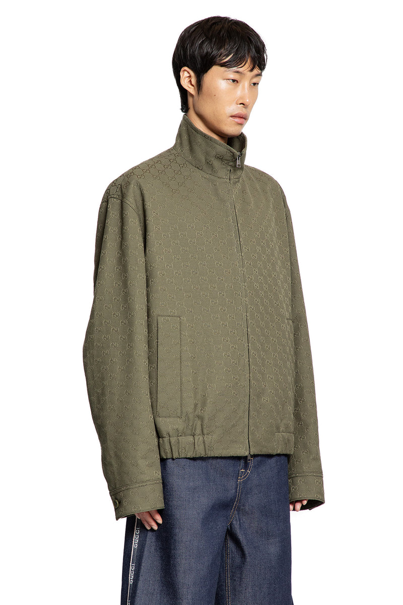 GG Canvas Bomber Jacket - Antonioli.eu