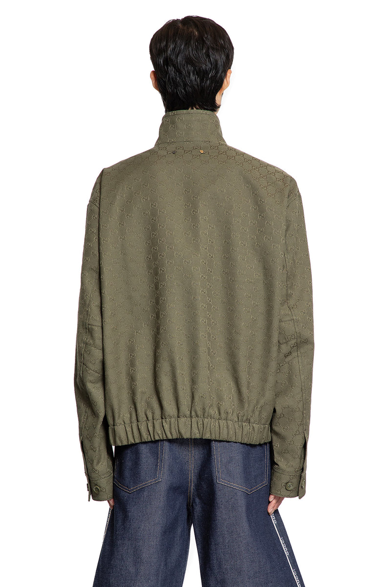 GG Canvas Bomber Jacket - Antonioli.eu