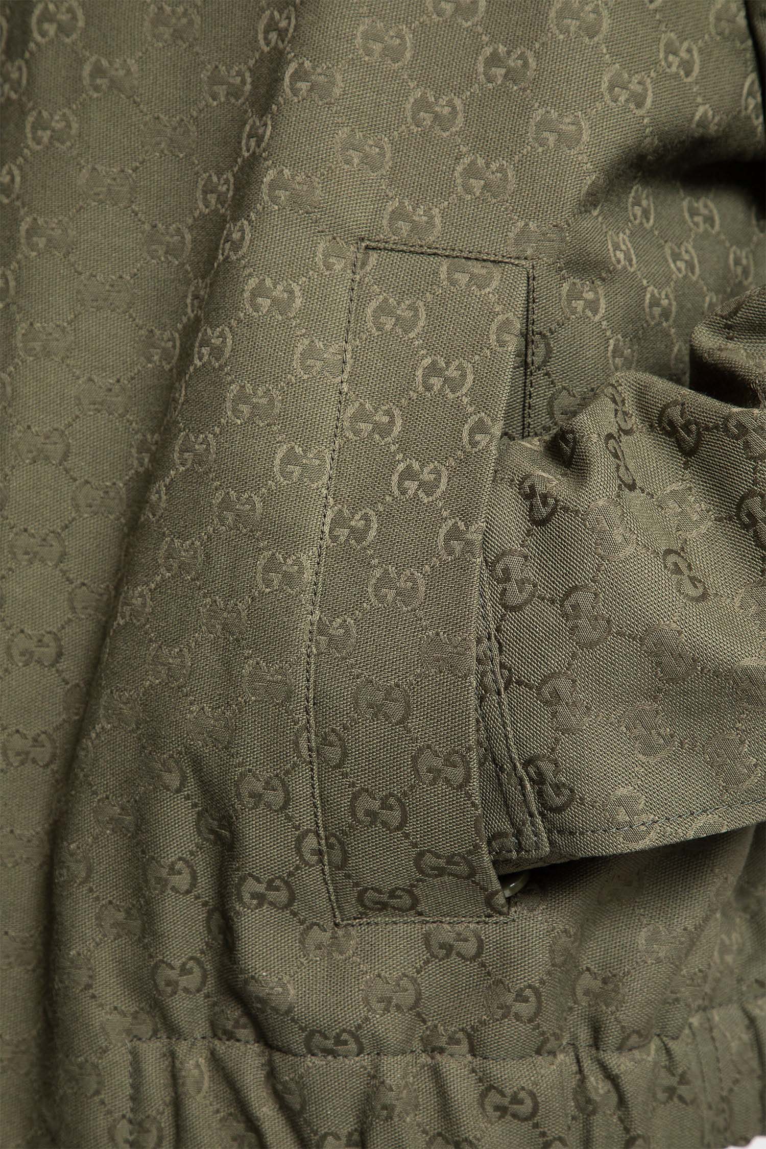 GG Canvas Bomber Jacket