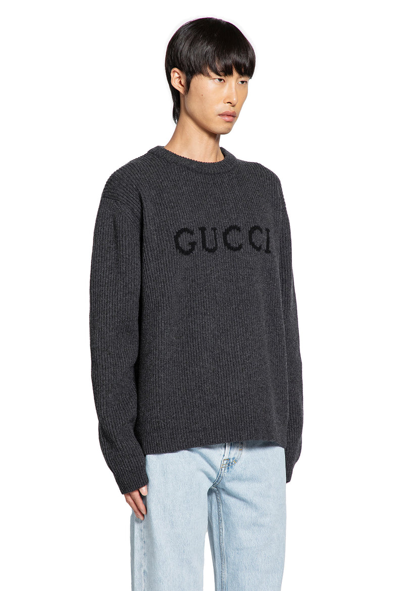 Wool Cashmere Logo Sweater
