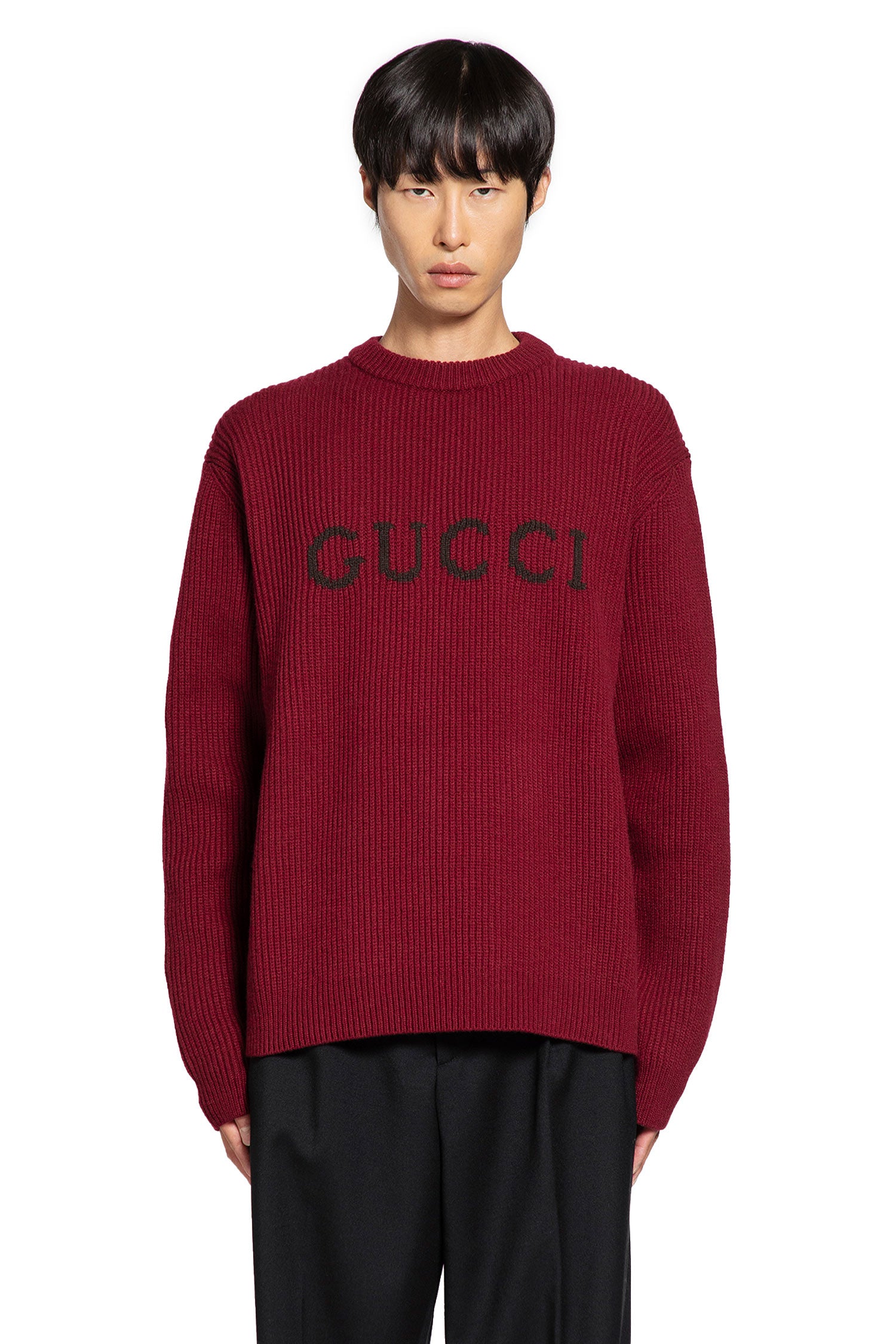 Wool Cashmere Logo Sweater