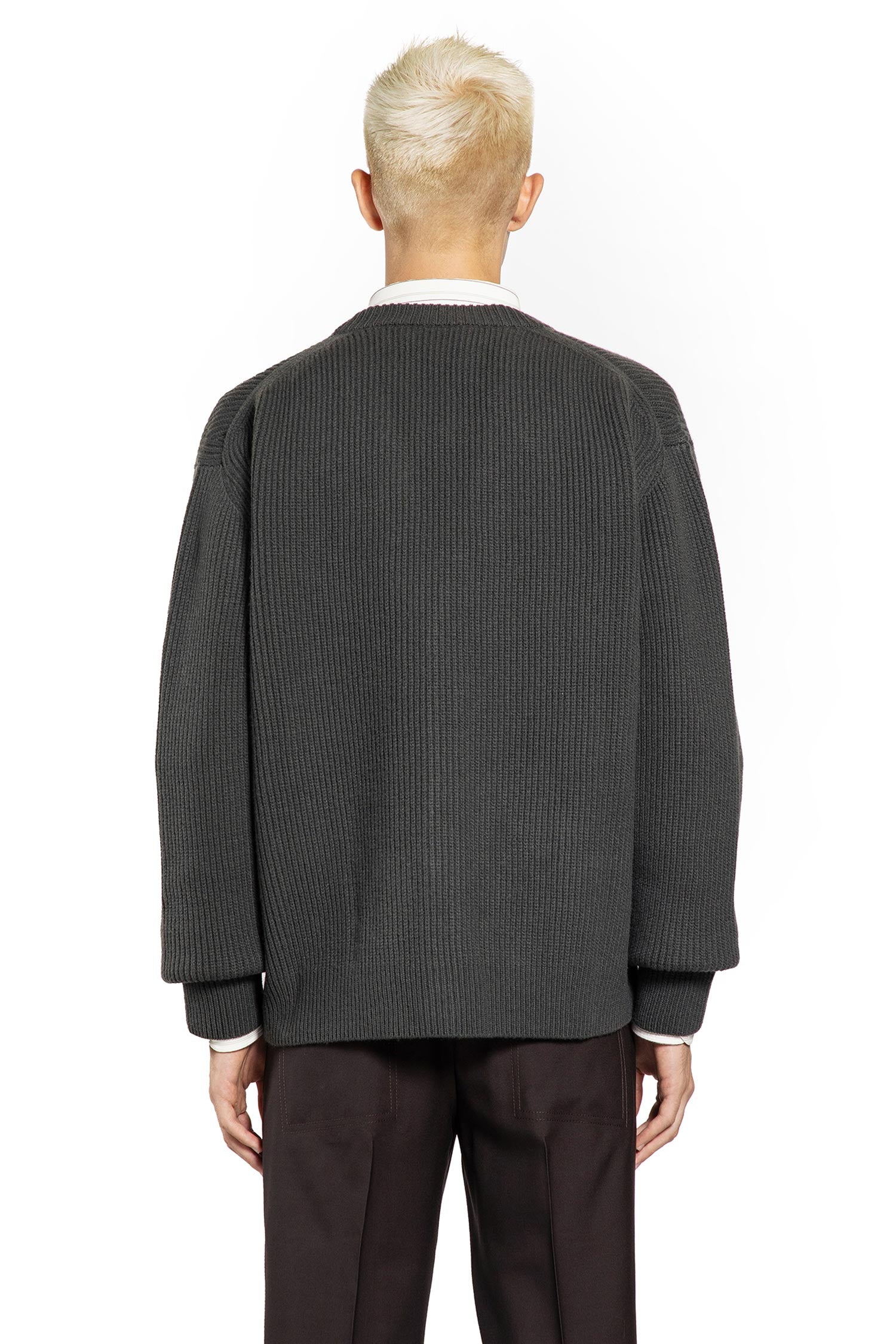 GUCCI MAN GREY KNITWEAR