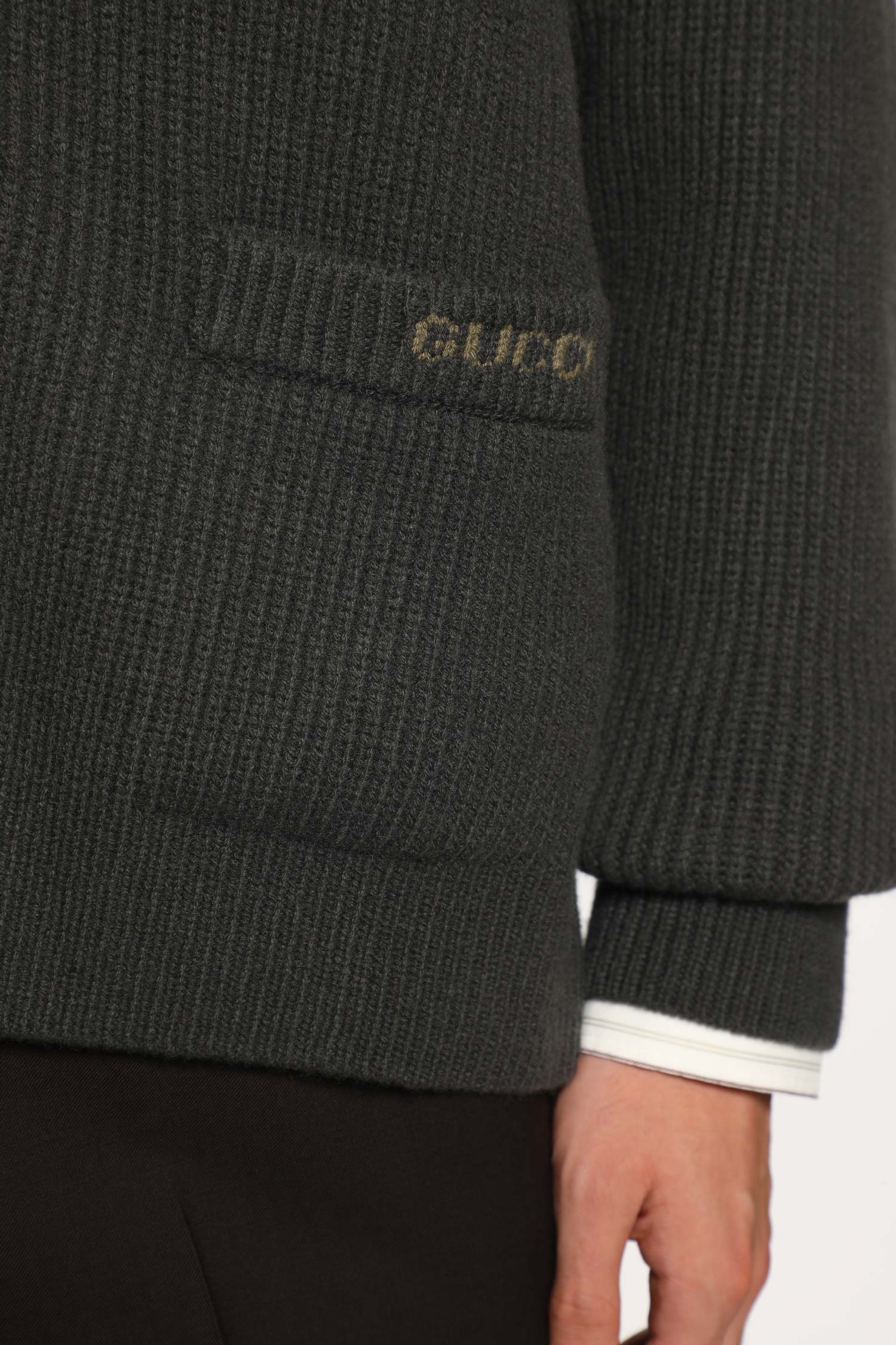 GUCCI MAN GREY KNITWEAR