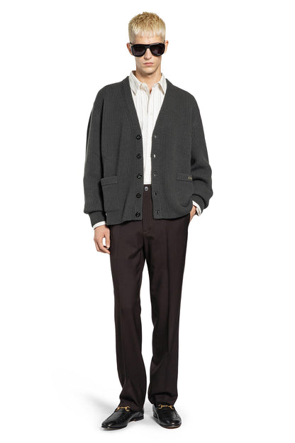 GUCCI MAN GREY KNITWEAR