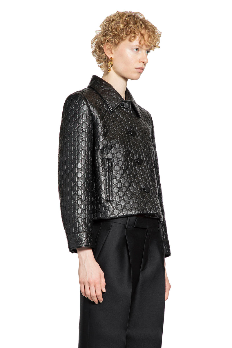 Oversized Bomber Leather Jacket