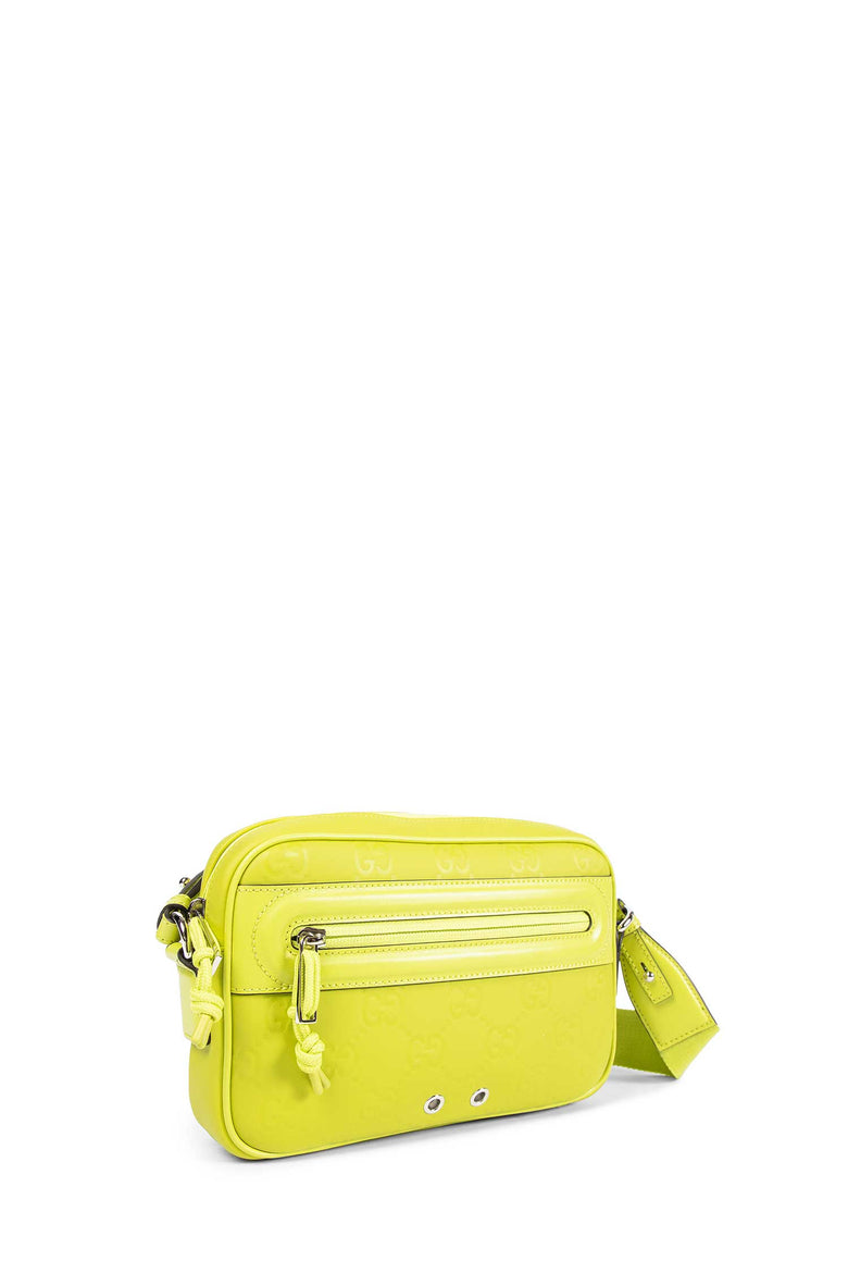 GUCCI MAN GREEN CROSSBODY BAGS