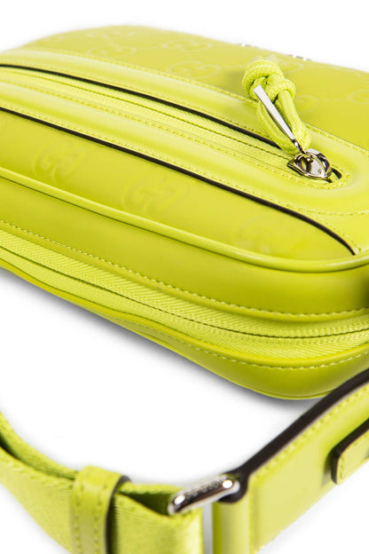 GUCCI MAN GREEN CROSSBODY BAGS