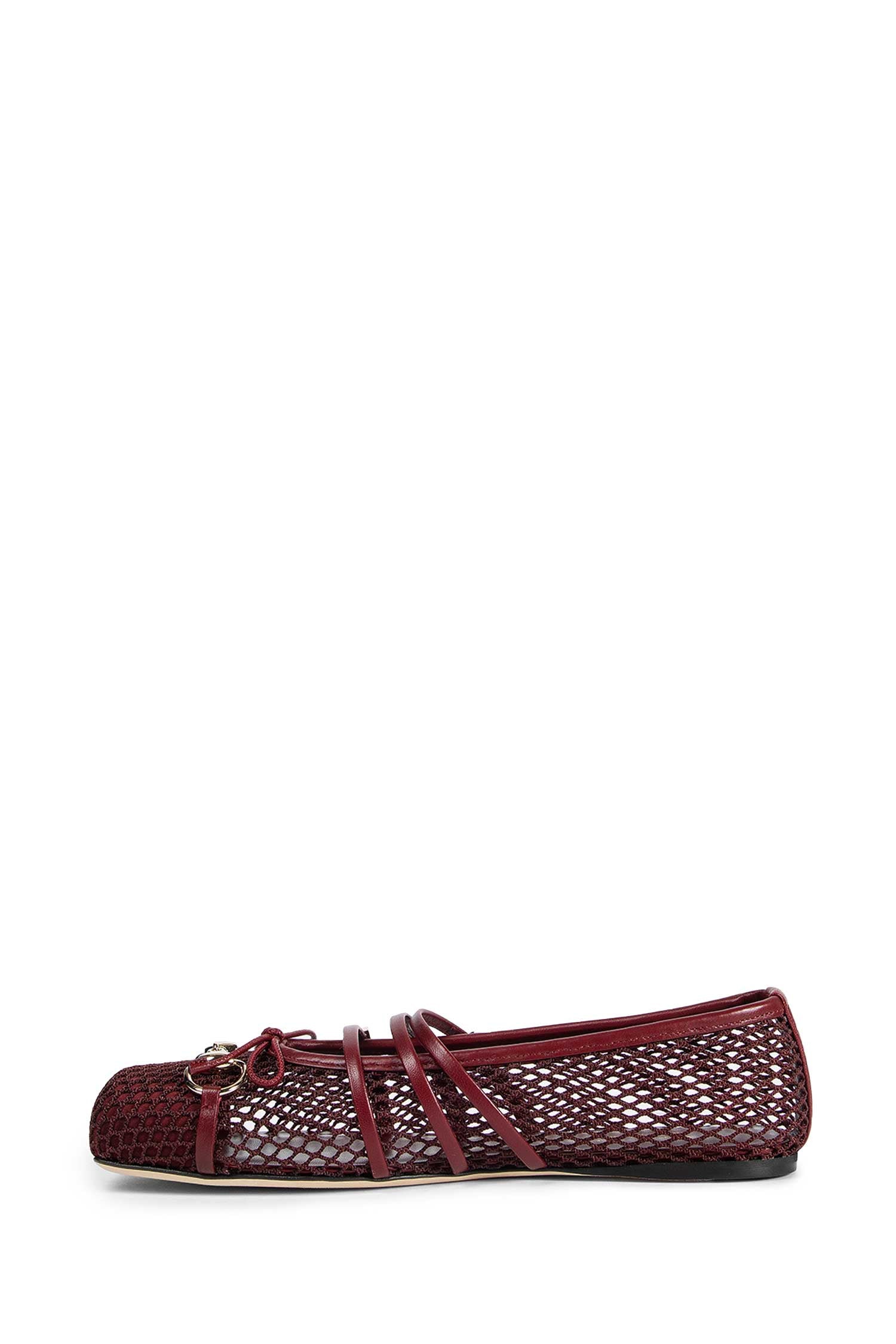 Mesh Horsebit Ballerinas