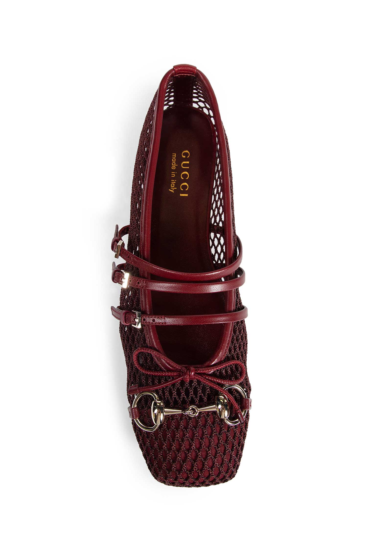 Mesh Horsebit Ballerinas