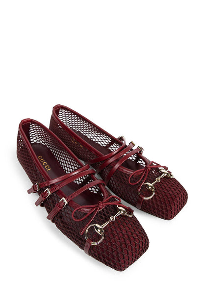 Mesh Horsebit Ballerinas