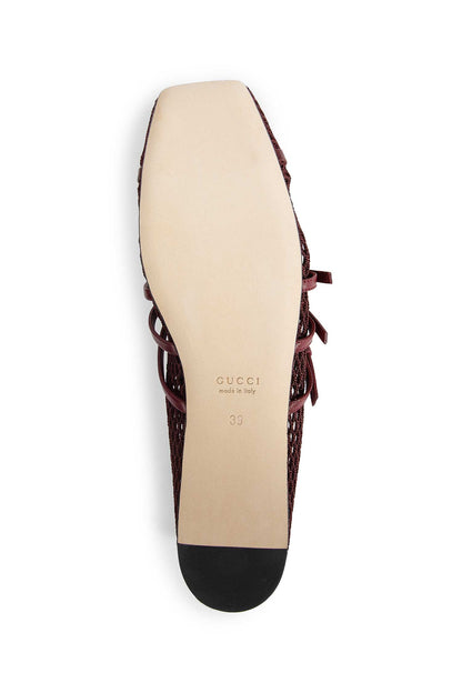 Mesh Horsebit Ballerinas