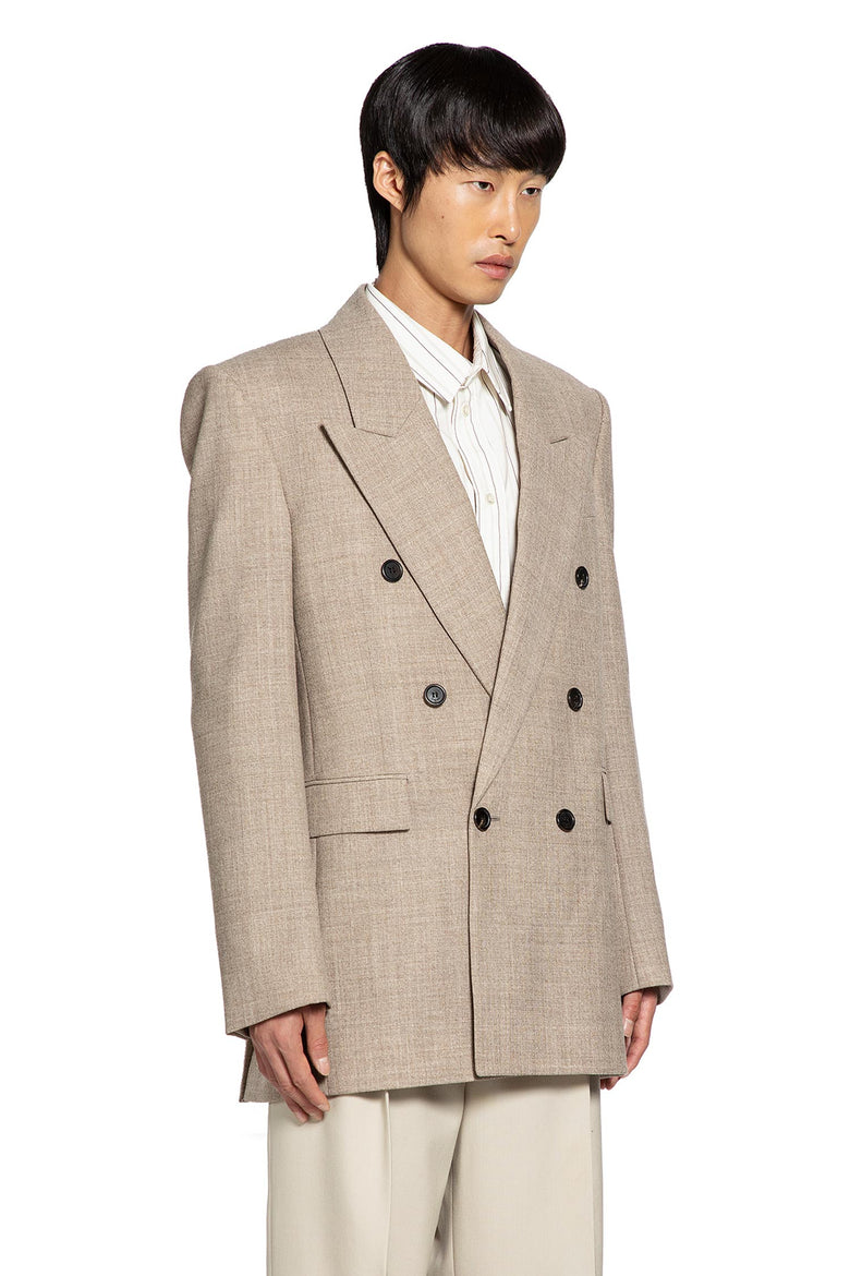 Double-Breasted Wool Blazer