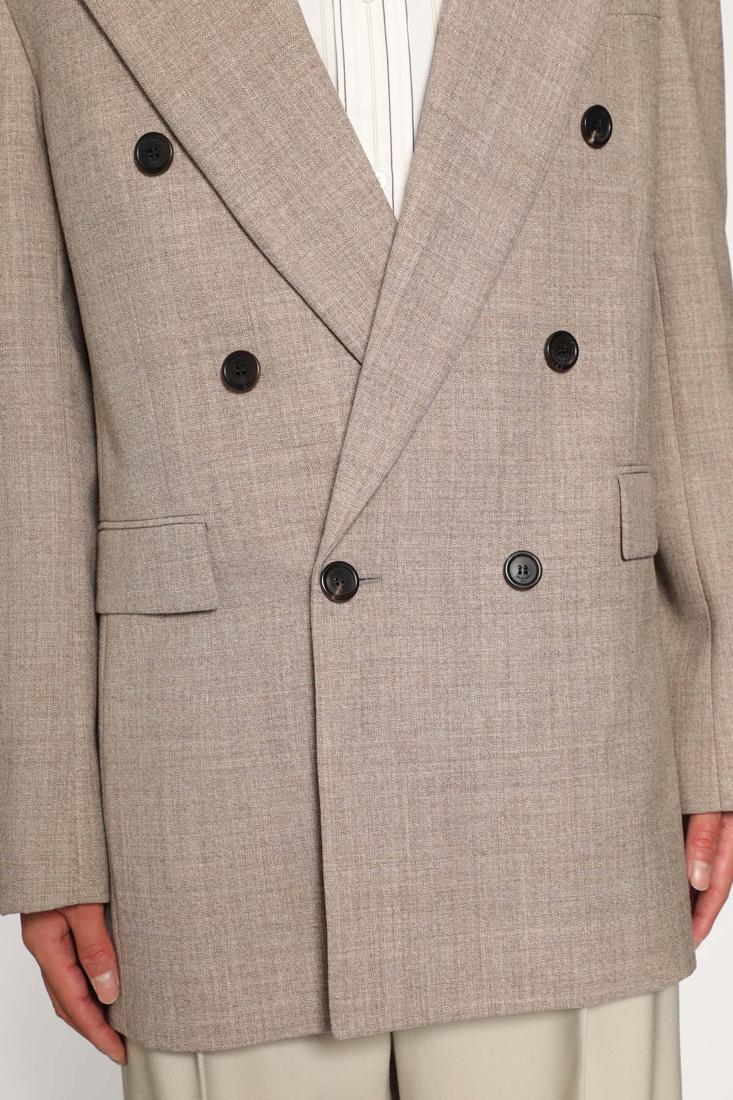Double-Breasted Wool Blazer