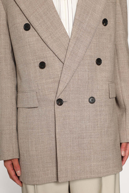 Double-Breasted Wool Blazer