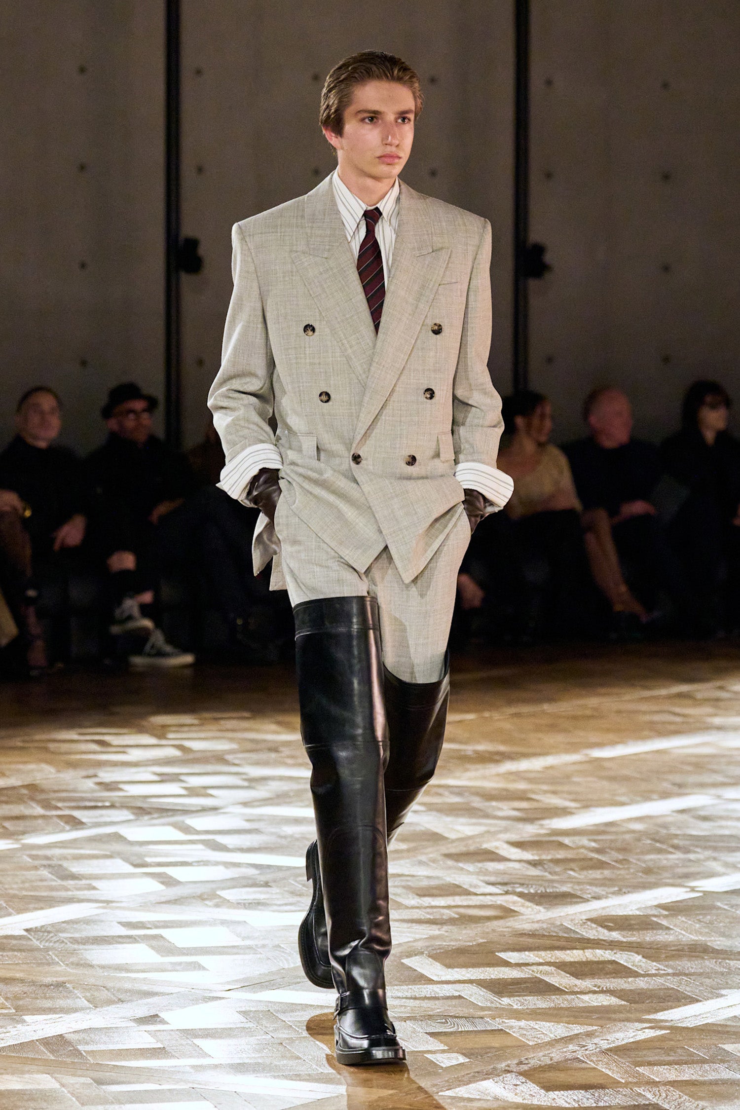 Double-Breasted Wool Blazer