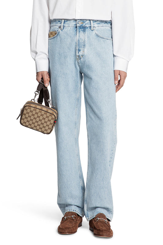Denim and GG Canvas 5 Pocket Jeans - Antonioli.eu