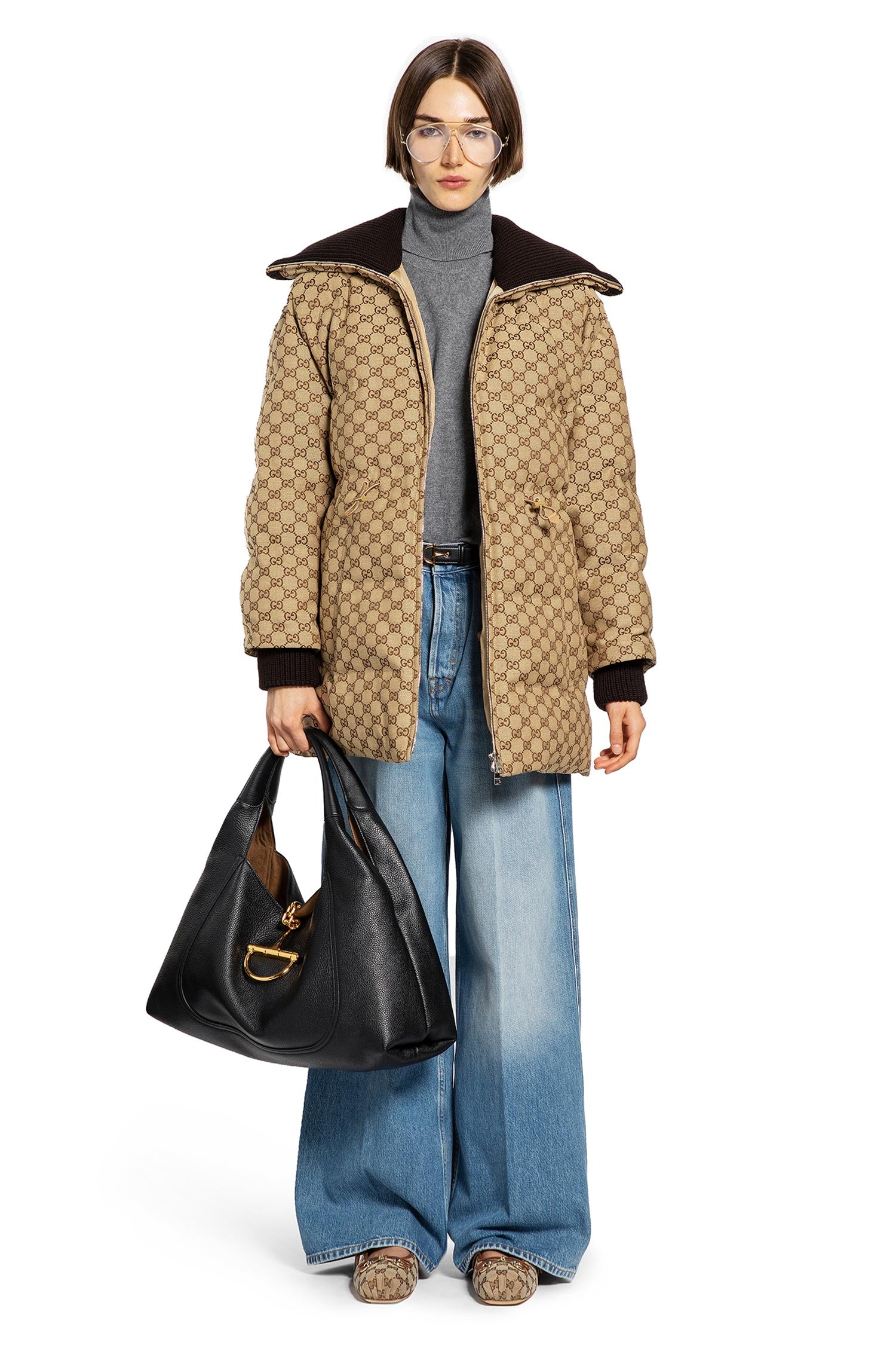 GUCCI WOMAN BEIGE JACKETS