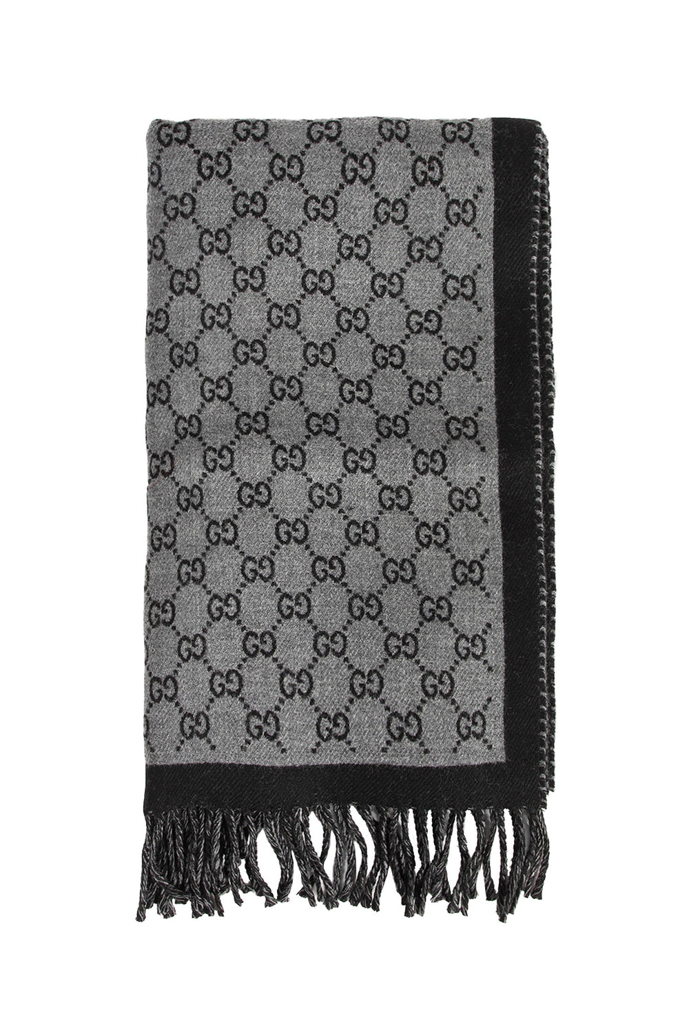GG Jacquard Wool Scarf