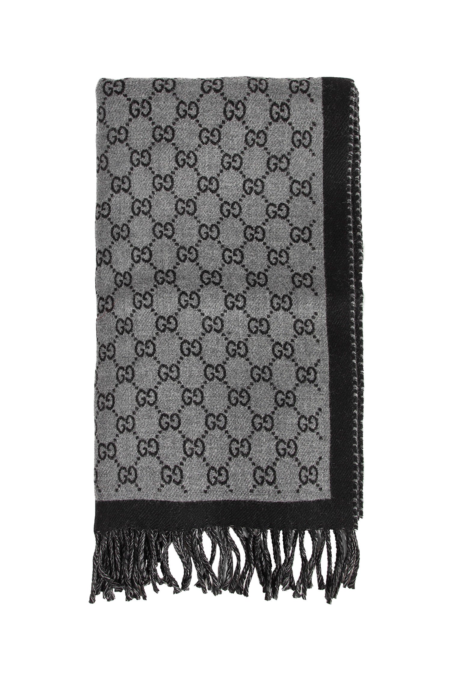 GG Jacquard Wool Scarf
