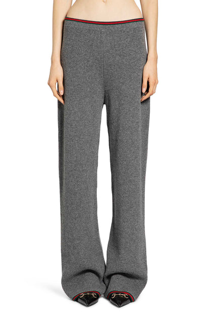 GUCCI WOMAN GREY TROUSERS