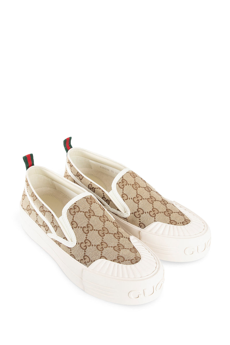 GG Canvas Slip-On Sneakers - Antonioli.eu