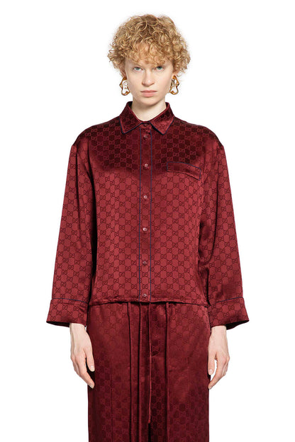 GUCCI WOMAN RED SHIRTS