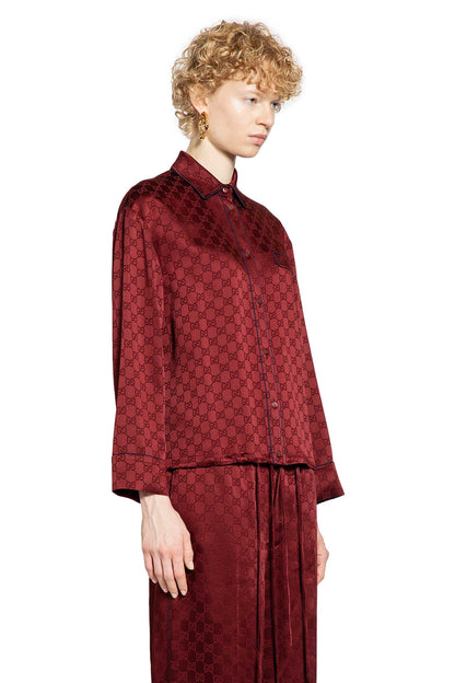 GUCCI WOMAN RED SHIRTS