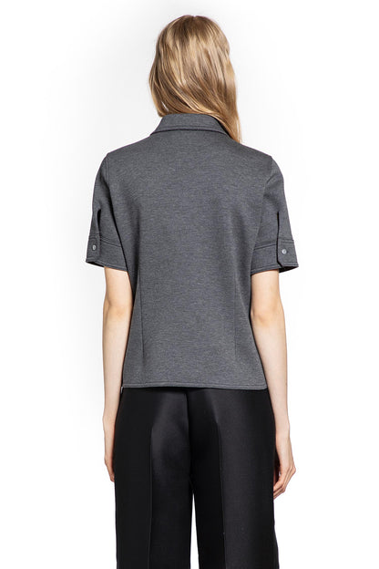 Wool Cotton Jersey Short Sleeve Shirt