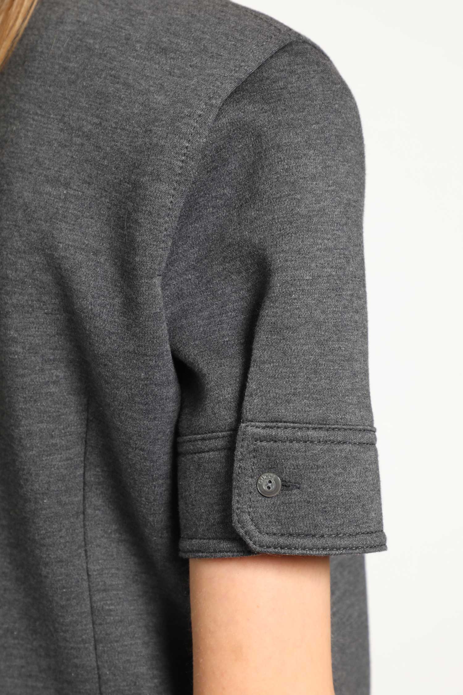 Wool Cotton Jersey Short Sleeve Shirt