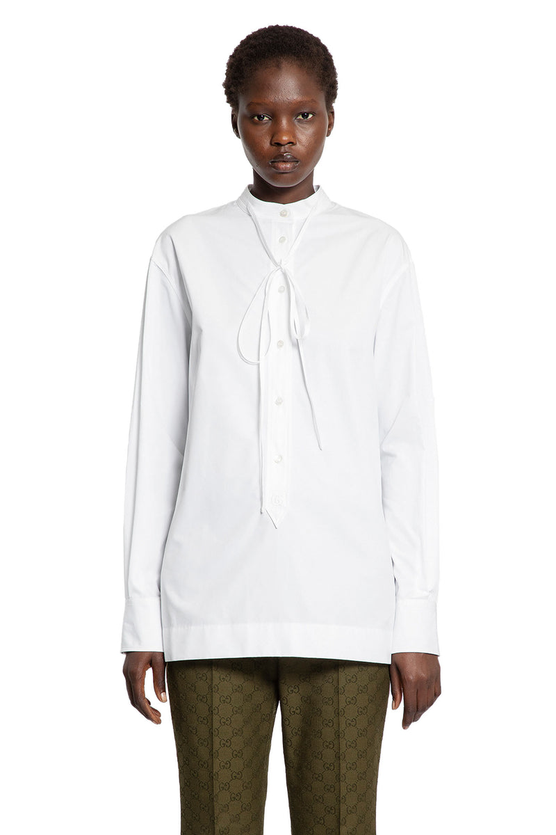 Half-Button Shirt in Heavy Cotton Poplin - Antonioli.eu