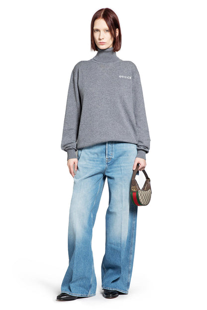 Cashmere Logo Turtleneck Sweater